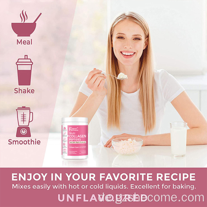 Kollagen für Haargelenkstütze Kollagenpeptidepulver